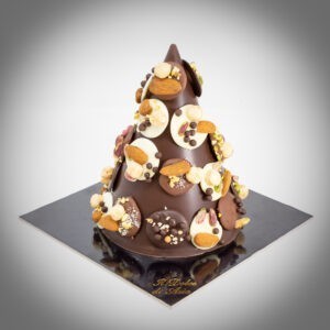 Albero di natale ripieno al cioccolato
